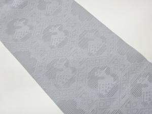 絽有栖川文様織出し名古屋帯